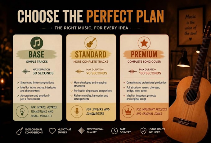 record acoustic or classical guitar for your song